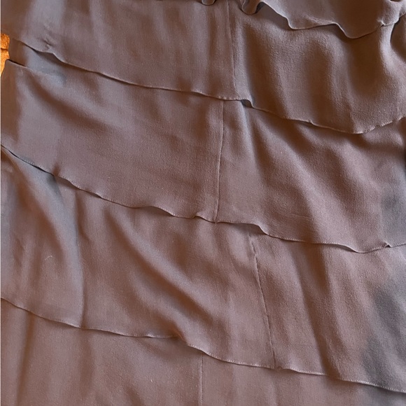 Pure Silk brown gown size 14 - Picture 3 of 9